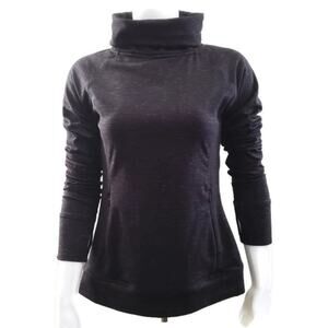 Kyodan Women's Outdoor Black Turtle Neck Pullover P/S